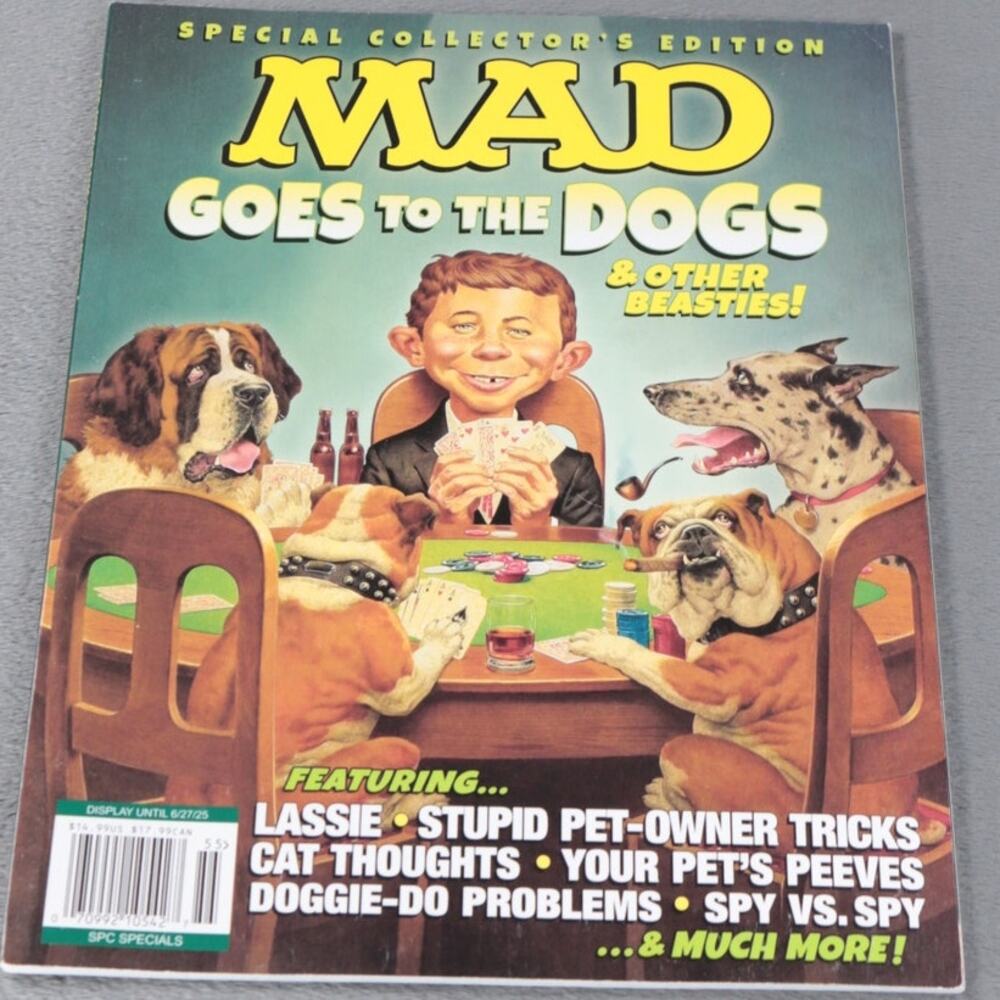 MAD Magazine Special Collector’s Edition Goes to the Dogs Humor Issue